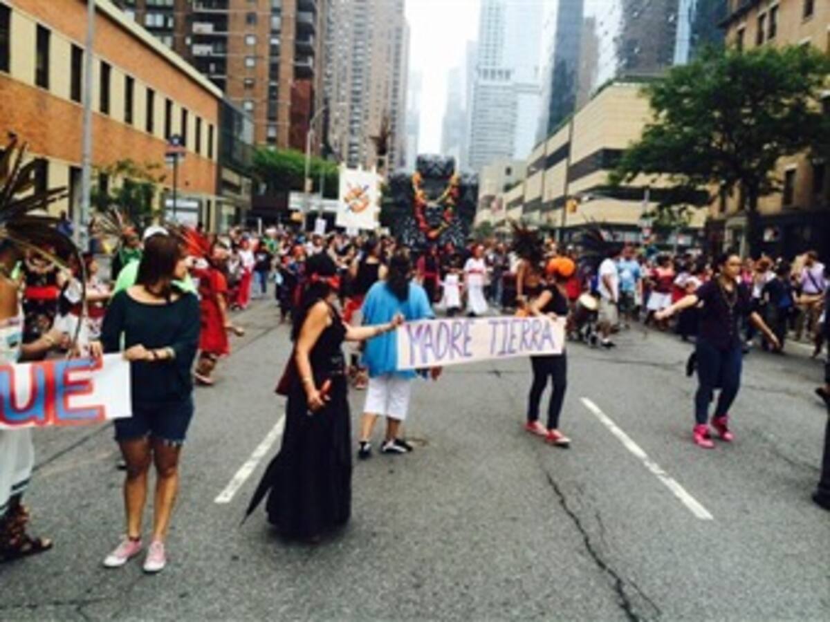 En fotos: Manifestación por cambio climático en Nueva York