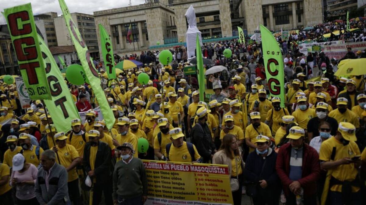 Sin contratiempos se adelantaron las marchas del Día del Trabajo