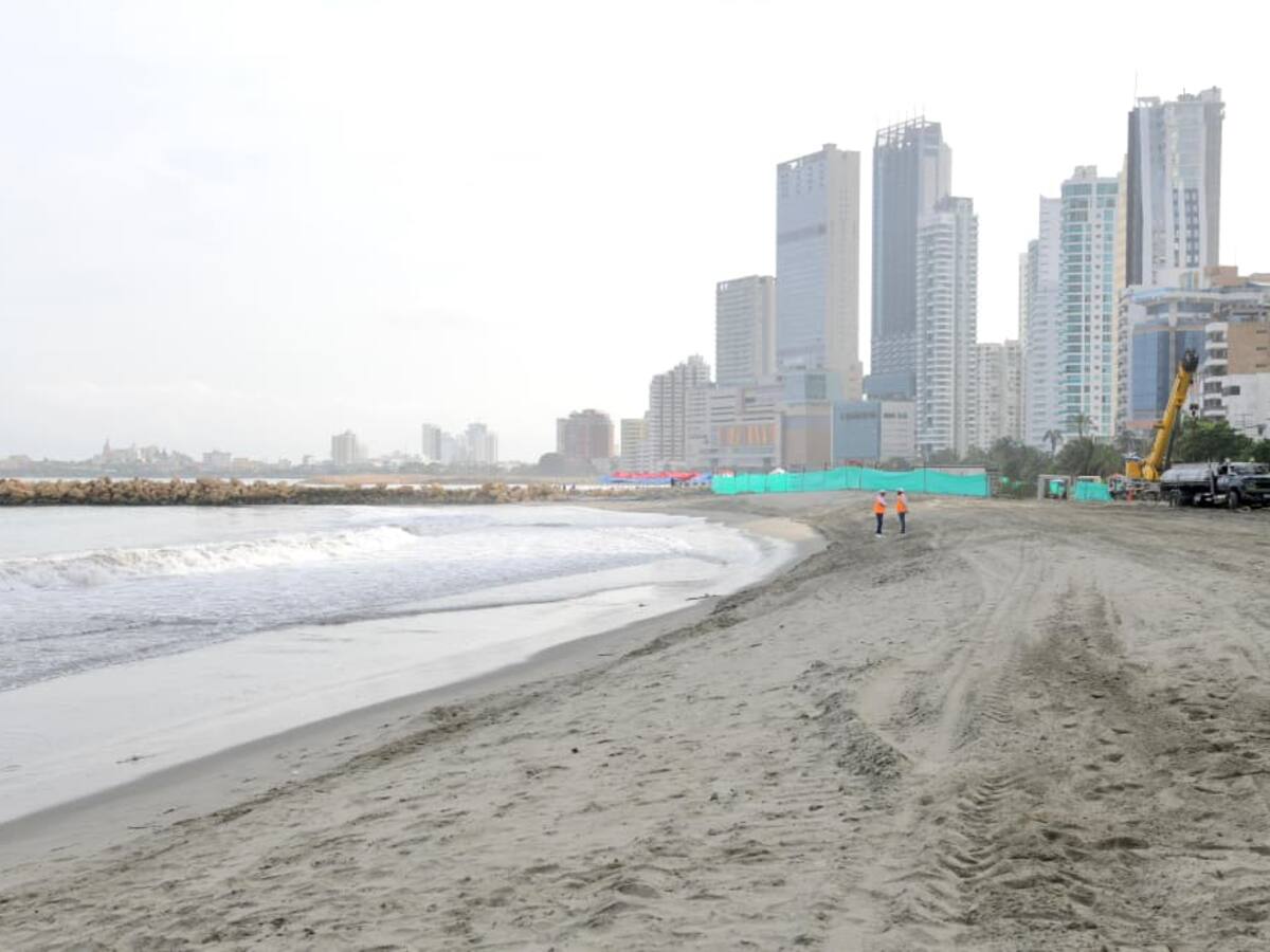 Protección costera en Cartagena: UNGRD entregó ampliación de playa 3 en el barrio Bocagrande