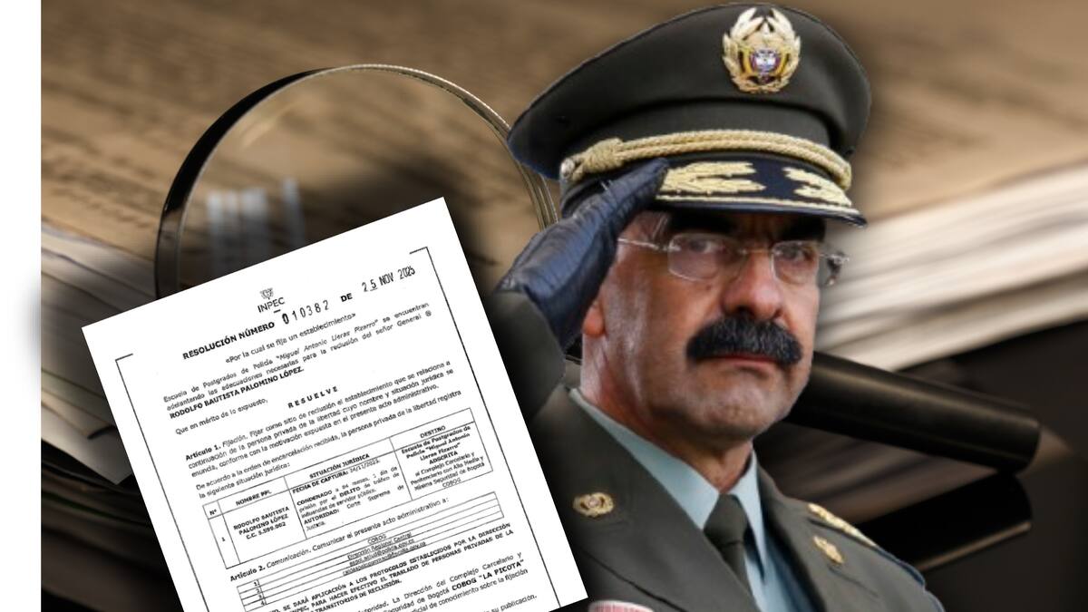 Esta es la cárcel donde el general (R) Palomino cumplirá la sentencia por tráfico de influencias