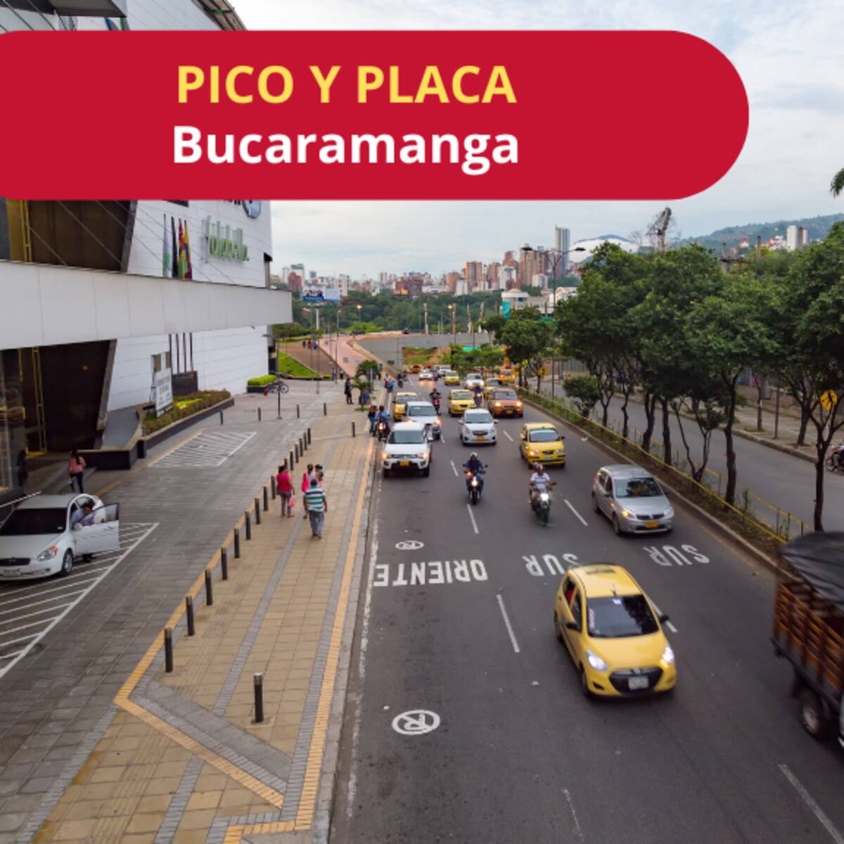 ¡Evite sanciones! Pico y placa en Bucaramanga esta semana: Zonas y restricciones por placa