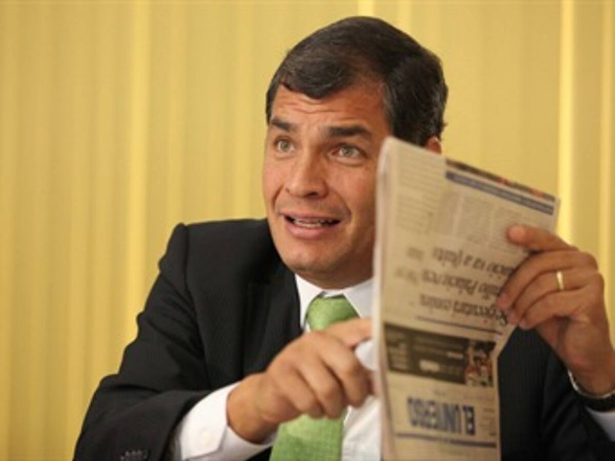 Rafael Correa Vs. los medios de comunicación