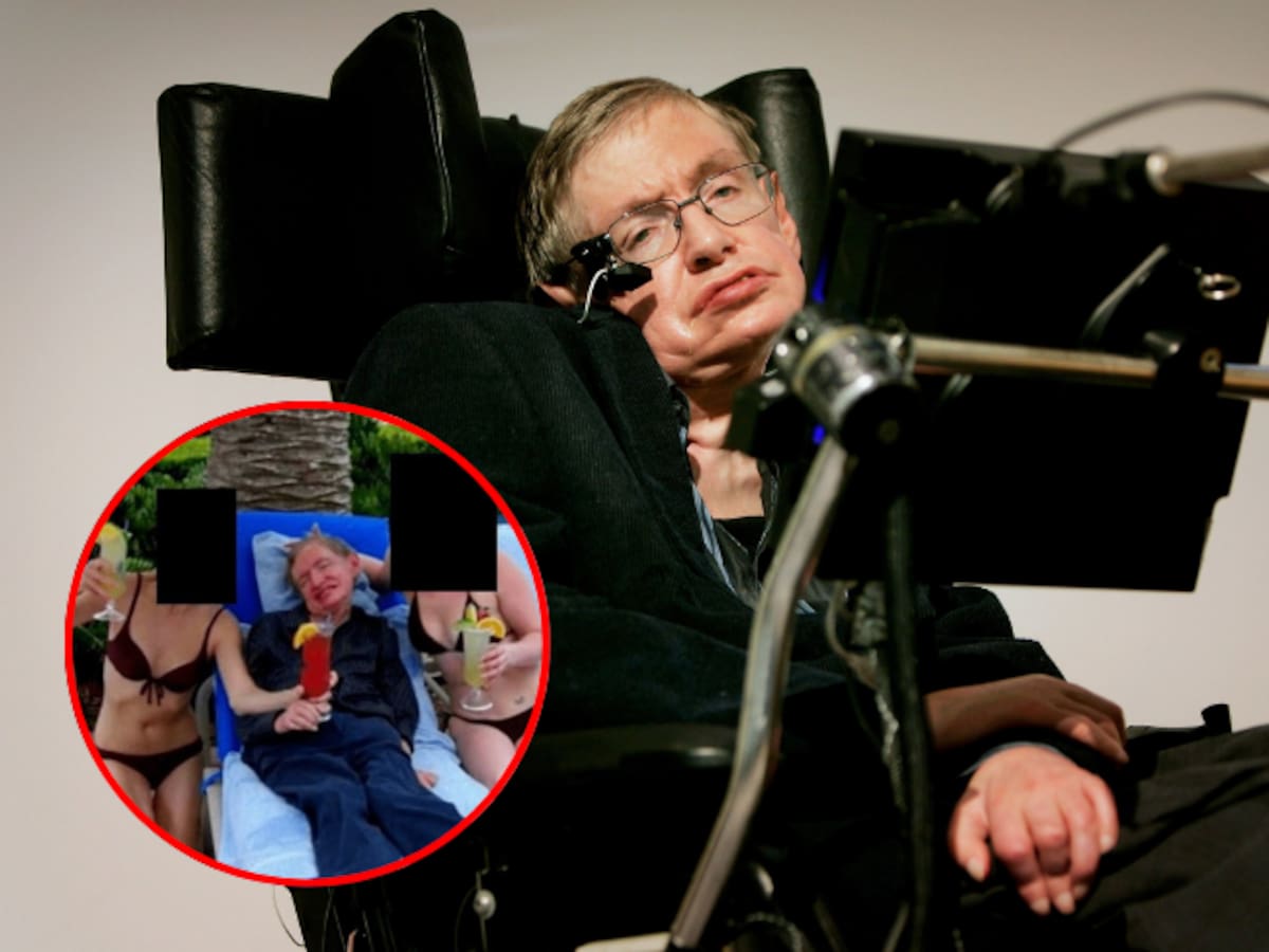 Mujeres en bikini y el científico Stephen Hawking, protagonistas de nueva foto de la Isla Epstein