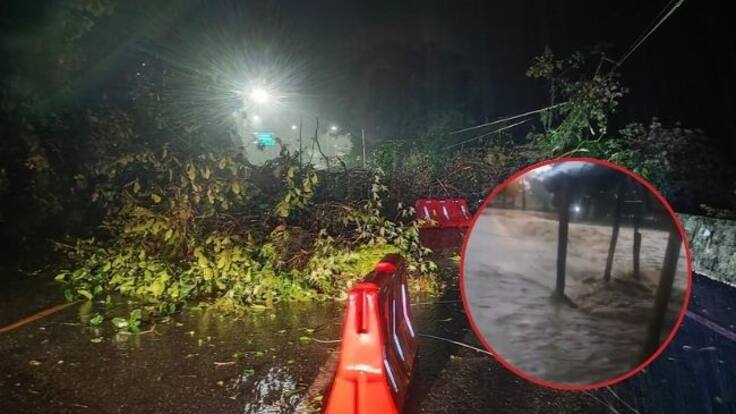 Emergencias en Villavicencio por el desbordamiento de un río y el cierre de la vía hacia Bogotá