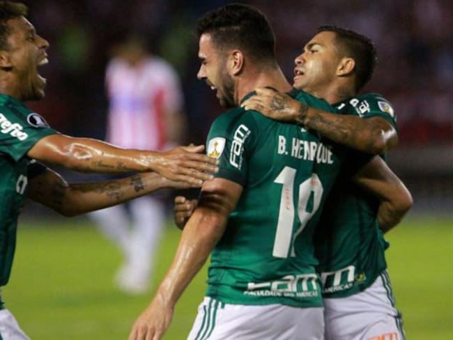 Paliza de Palmeiras a Junior en el inicio del Grupo 8 de la Libertadores