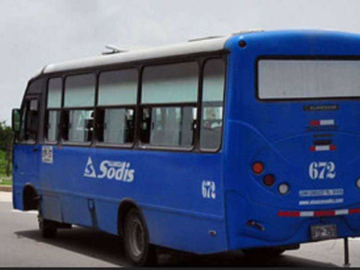 En atraco hieren a conductor de bus urbano, en Barranquilla