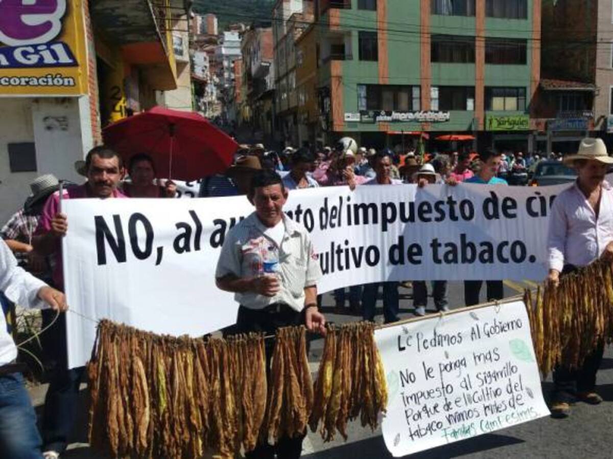 Reforma tributaria también perjudicará a los tabacaleros de Santander