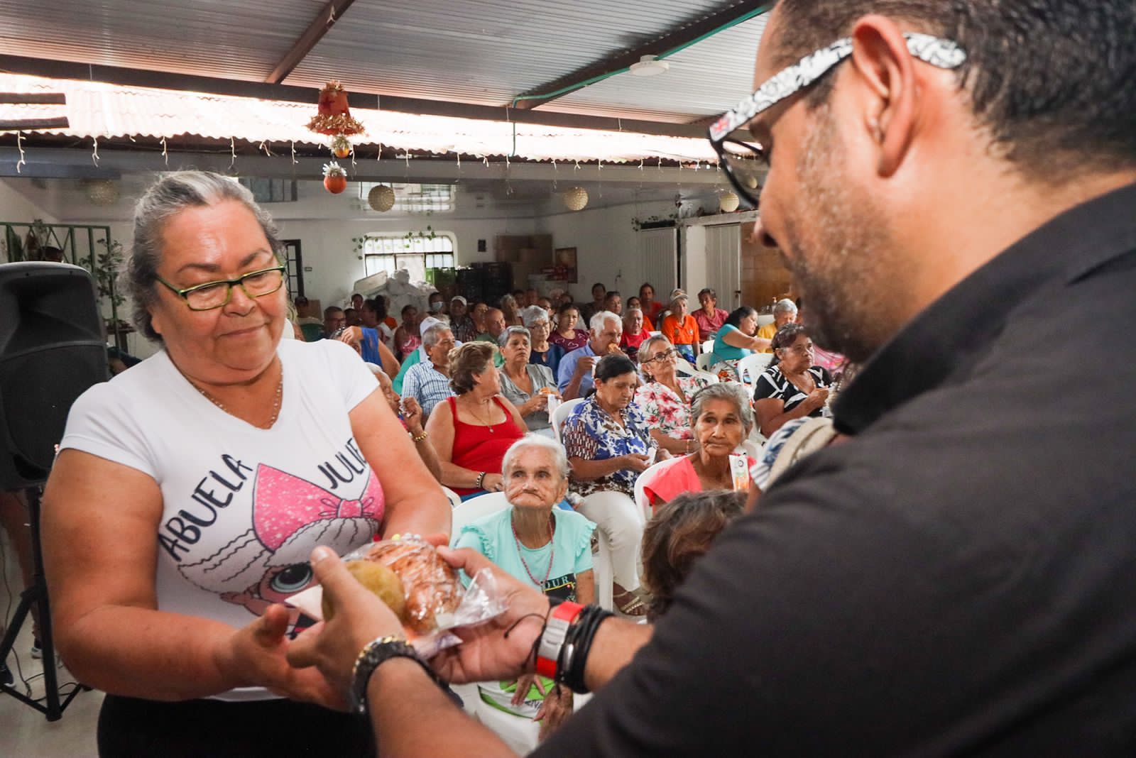 En el corregimiento de Fortalecillas donde entregamos 104 kits alimentarios.