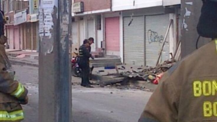 Solo daños materiales deja explosión de petardo en el sur de Bogotá