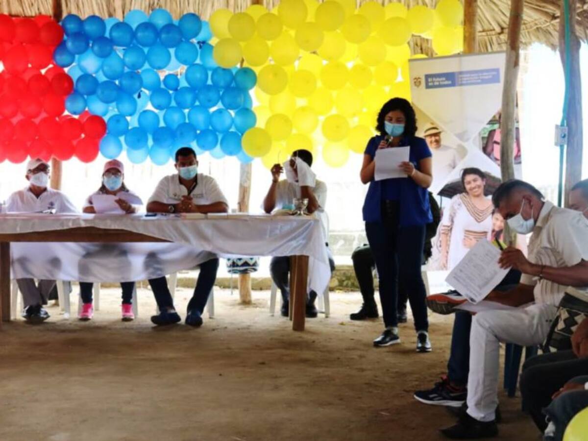 Las Palmas en Bolívar avanzan en su reparación colectiva