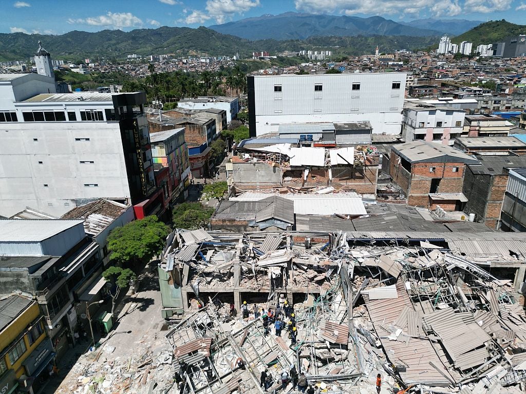 Pereira tras terremoto del 10 de agosto. (Photo by Alexis Munera/Anadolu via Getty Images)