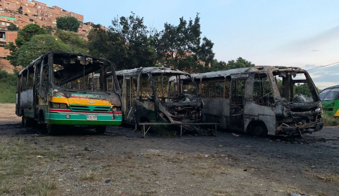 Incendio en parqueadero en el barrio El Jordán