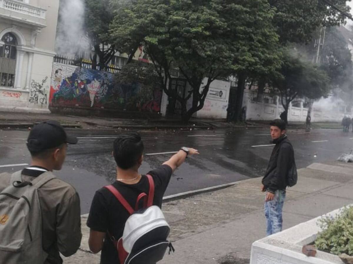 Protestas en la Universidad Pedagógica