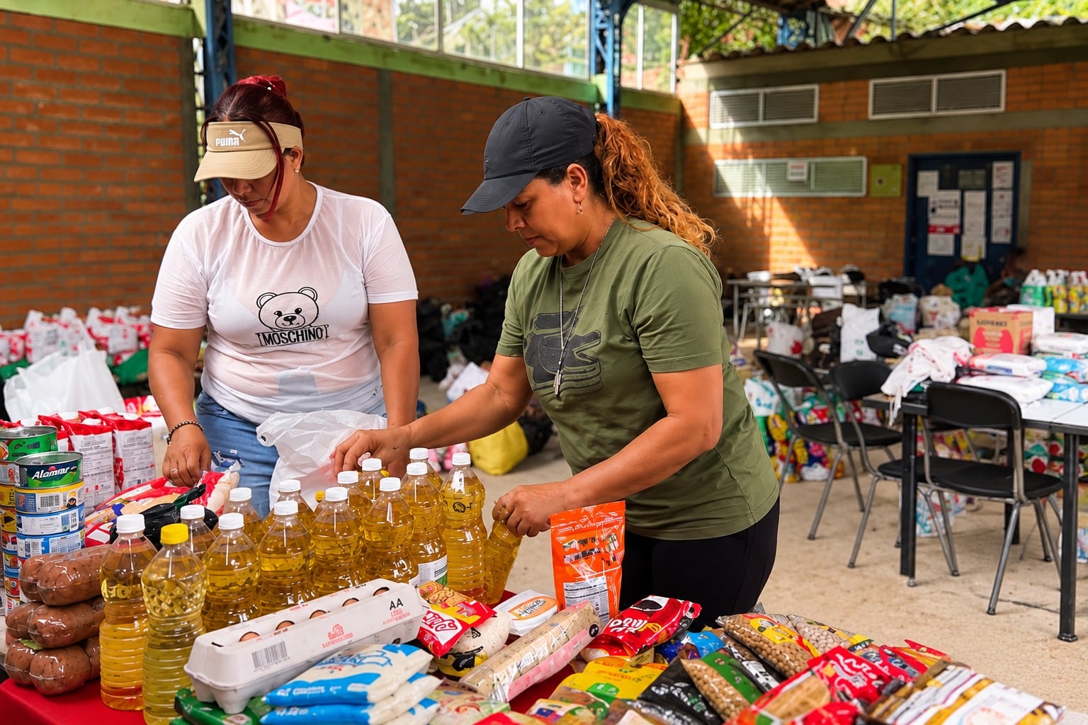 Recolección de ayudas para damnificados por terremoto. Cortesía: Alcaldía de Medellín.
