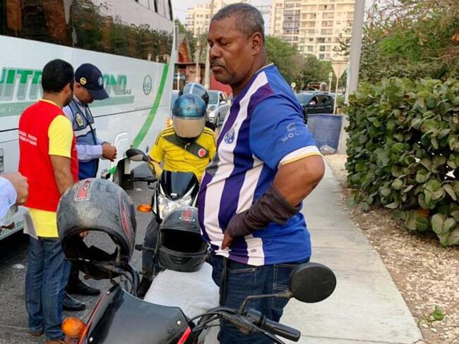 Sancionan 14 motociclistas por violar pico y placa en Cartagena
