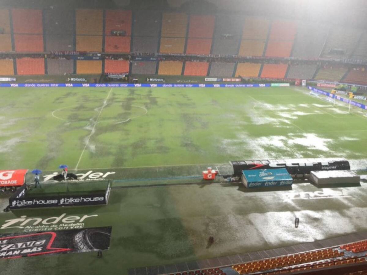 Por tormenta eléctrica se suspendió el Medellín Vs América