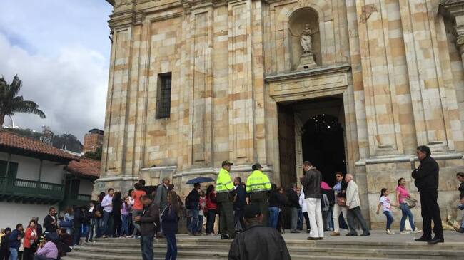 Catedral Primada, aquí está la Virgen de Chiquinquirá.