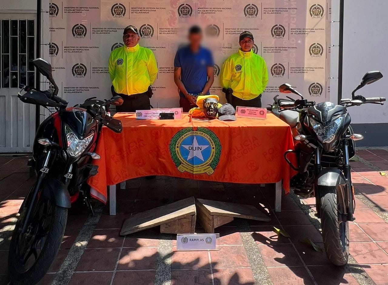 Alias Rolo. Cortesía: Policía de Villavicencio.