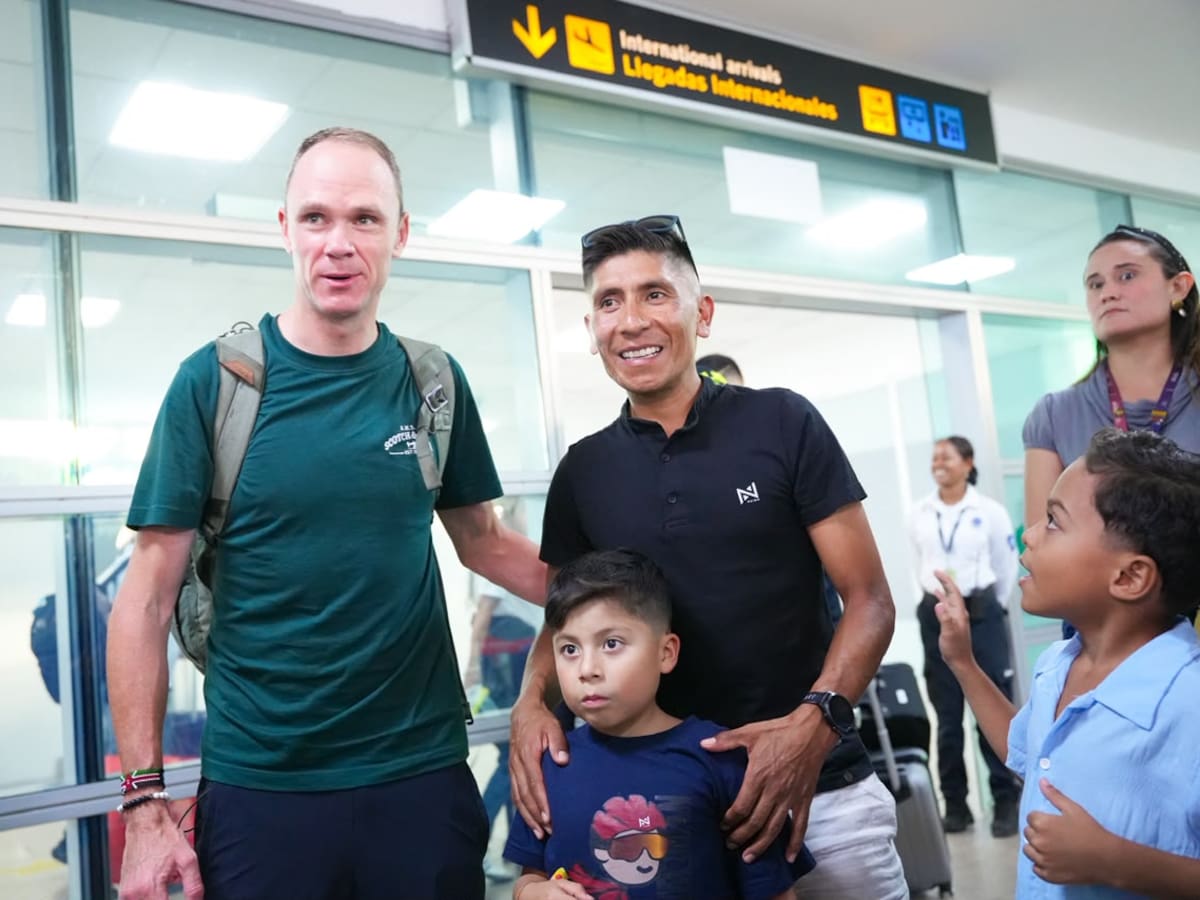 Cartagena recibe a Egan Bernal, Chris Froome y otras estrellas del ciclismo mundial