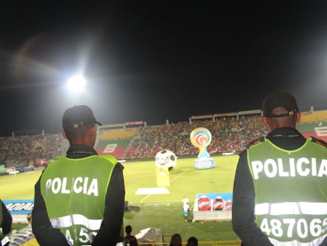 Refuerzan seguridad para partido entre deportes Tolima vs DIM