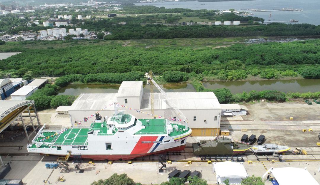 Las nuevas embarcaciones son el buque de investigación ARC Simón Bolívar, el bote Arcángel y una patrullera de apoyo fluvial