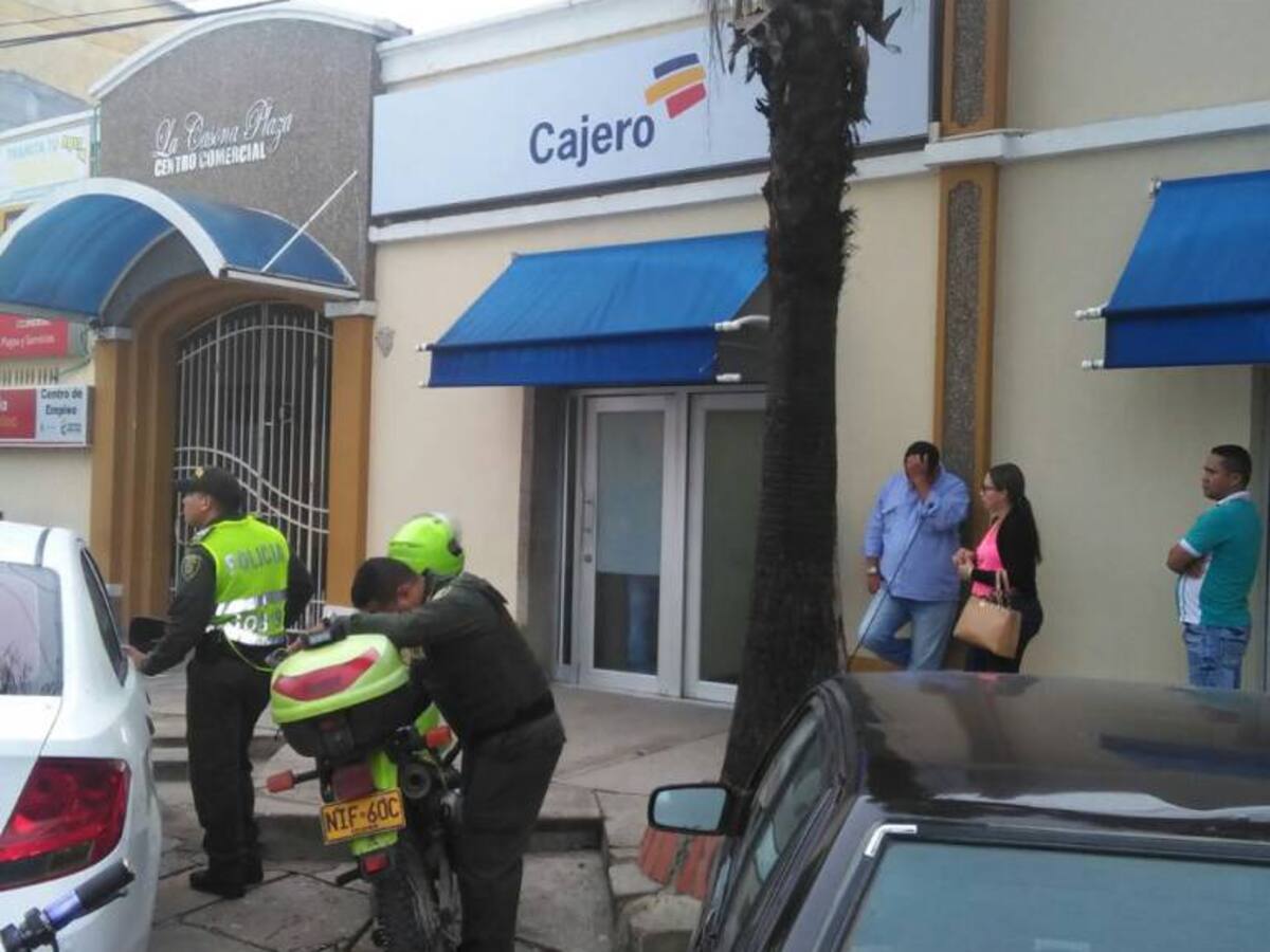 Hurtan $90 millones de un cajero en Sabanagrande, Atlántico