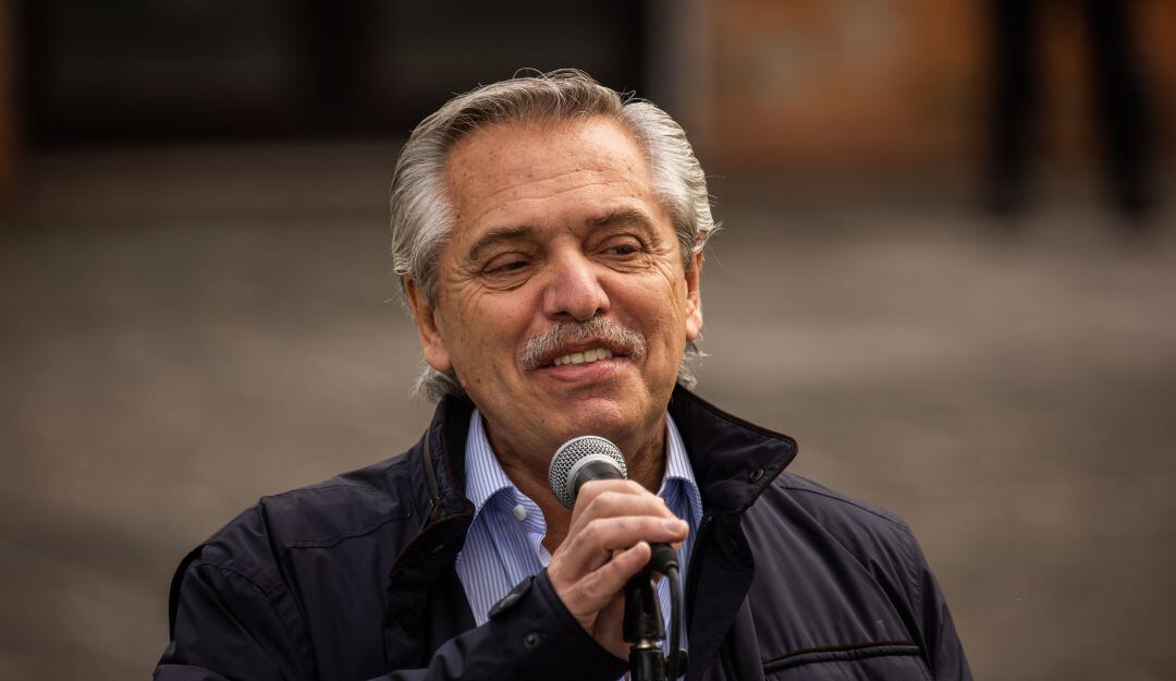 El presidente de Argentina, Alberto Fernández
