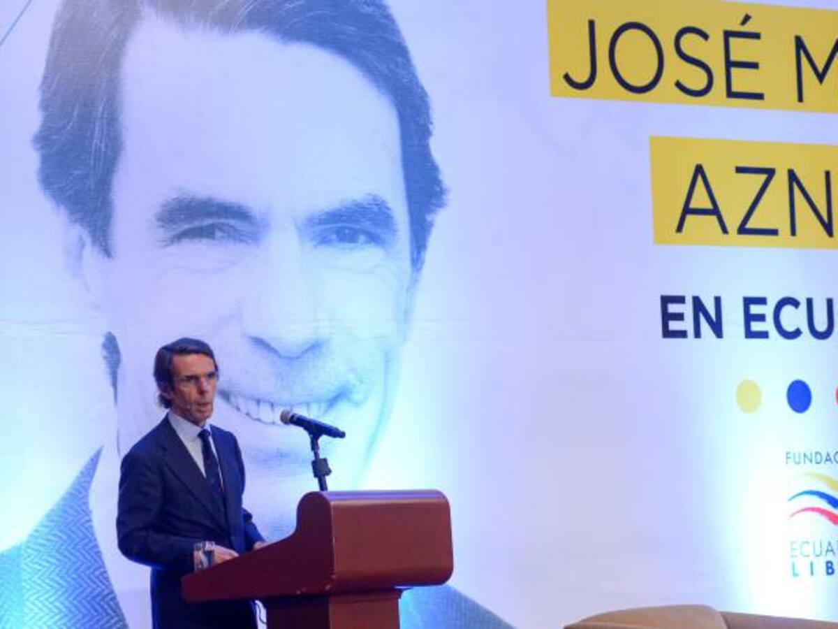Aznar cree que acuerdo de paz en Colombia no ayuda a combatir el terrorismo