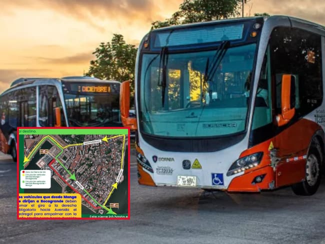 Fiesta de la independencia Cartagena 2025: TransCaribe anuncia desvíos y cierre total de calle Arsenal