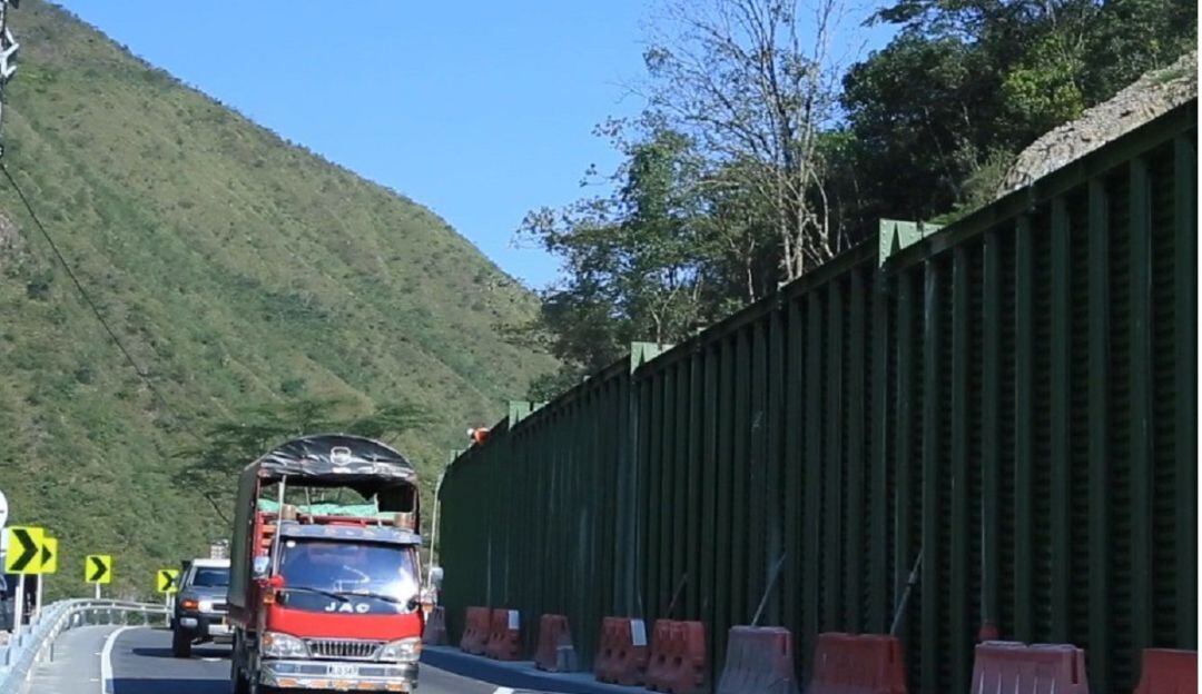Obra en el Km 58 Vía al Llano