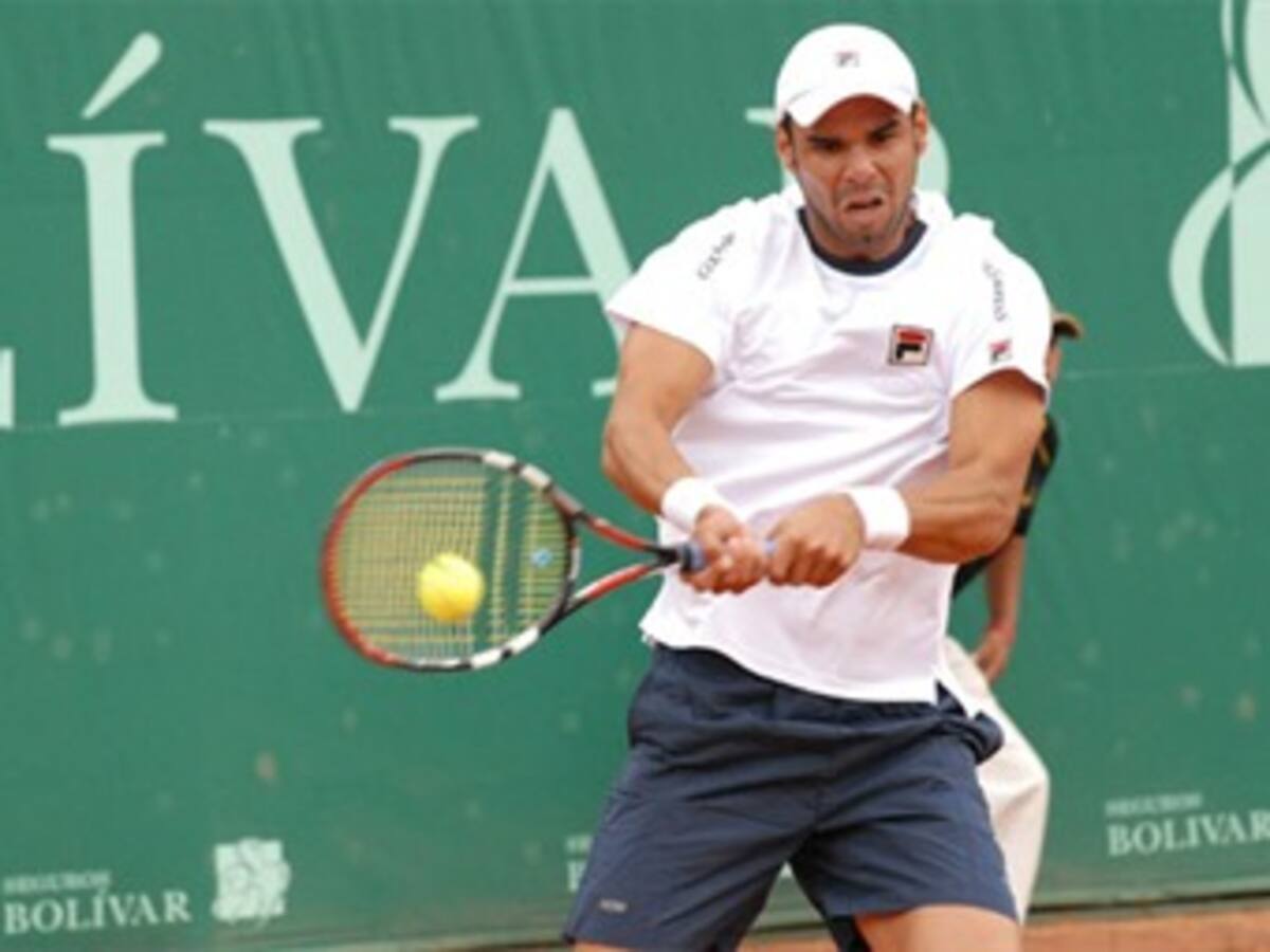 Alejandro Falla en semifinales del Seguros Bolívar Open de Tenis