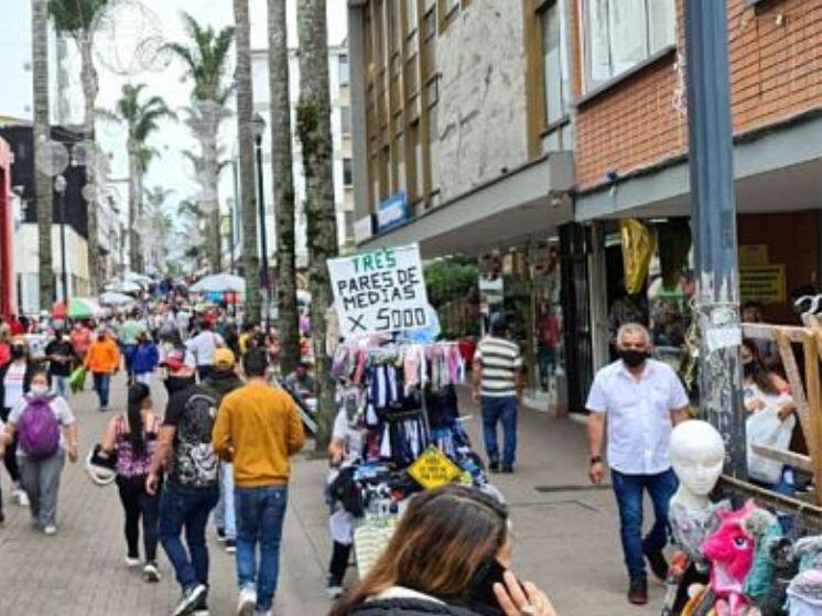 Comercio informal carrera 23 Manizales