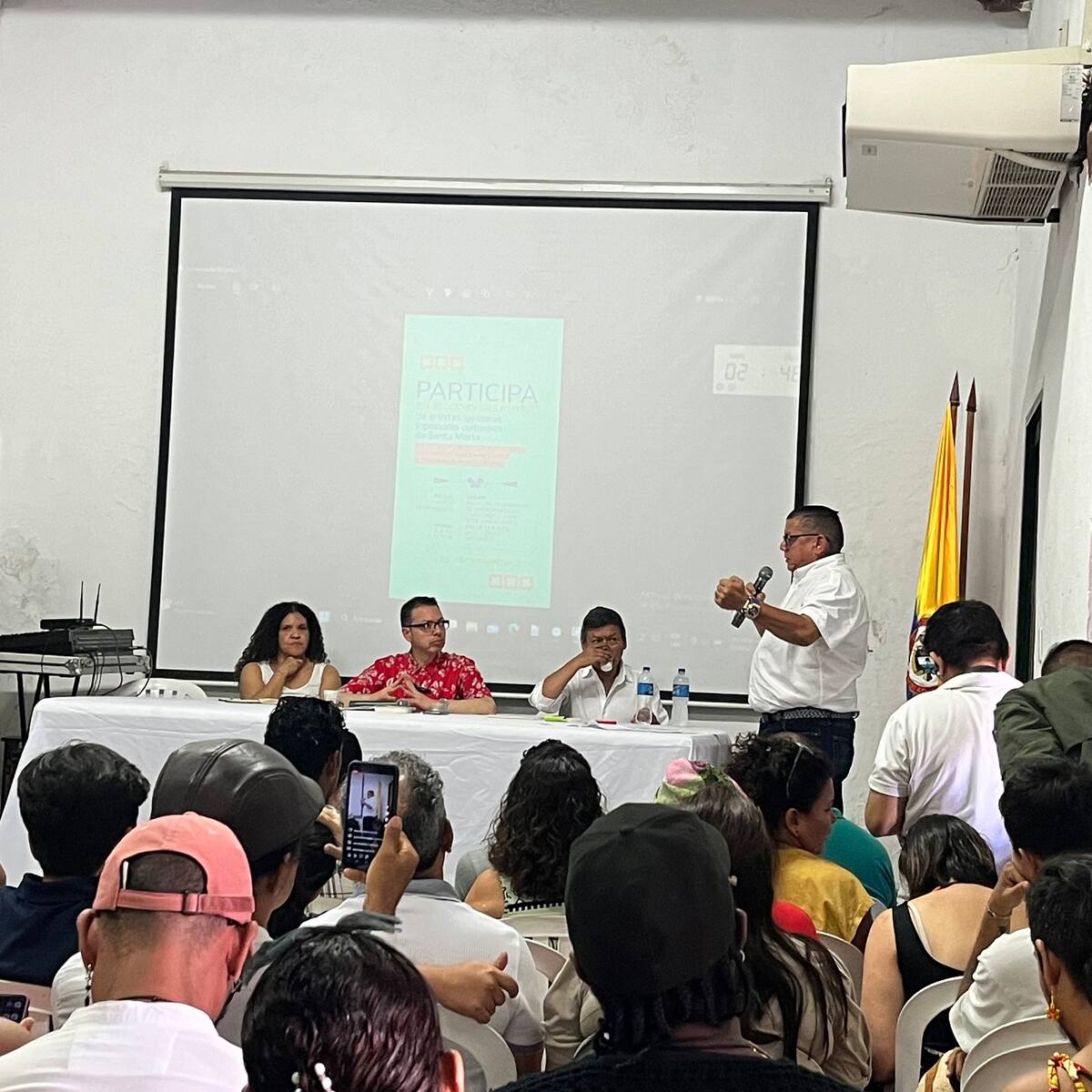 Ministro de las Culturas lideró conversatorio con gestores culturales de Santa Marta