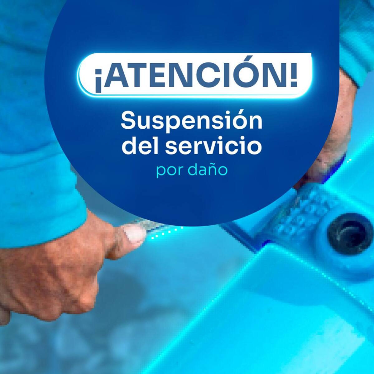 Más de 10 barrios de Floridablanca sin agua por daño en tubo matriz