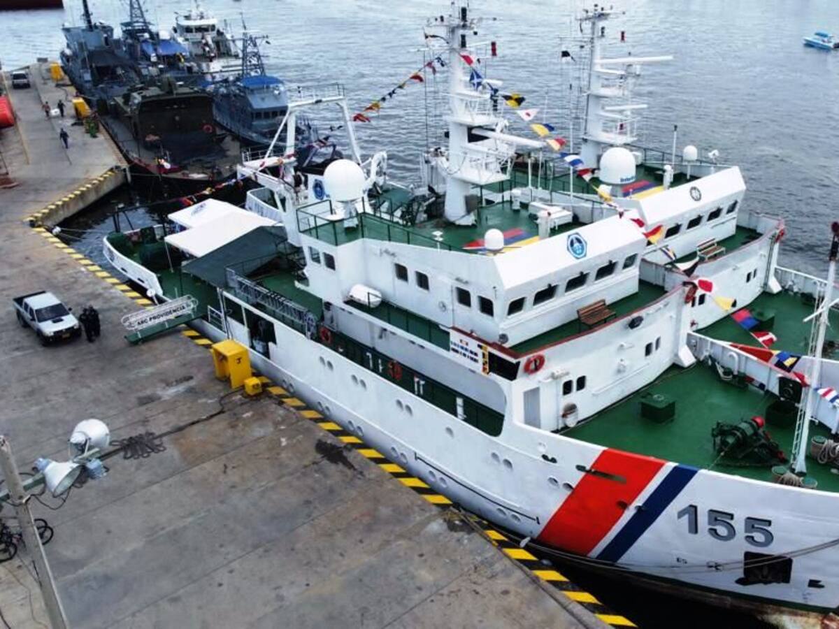 ARC Providencia zarpó desde Cartagena para realizar investigación científica marina