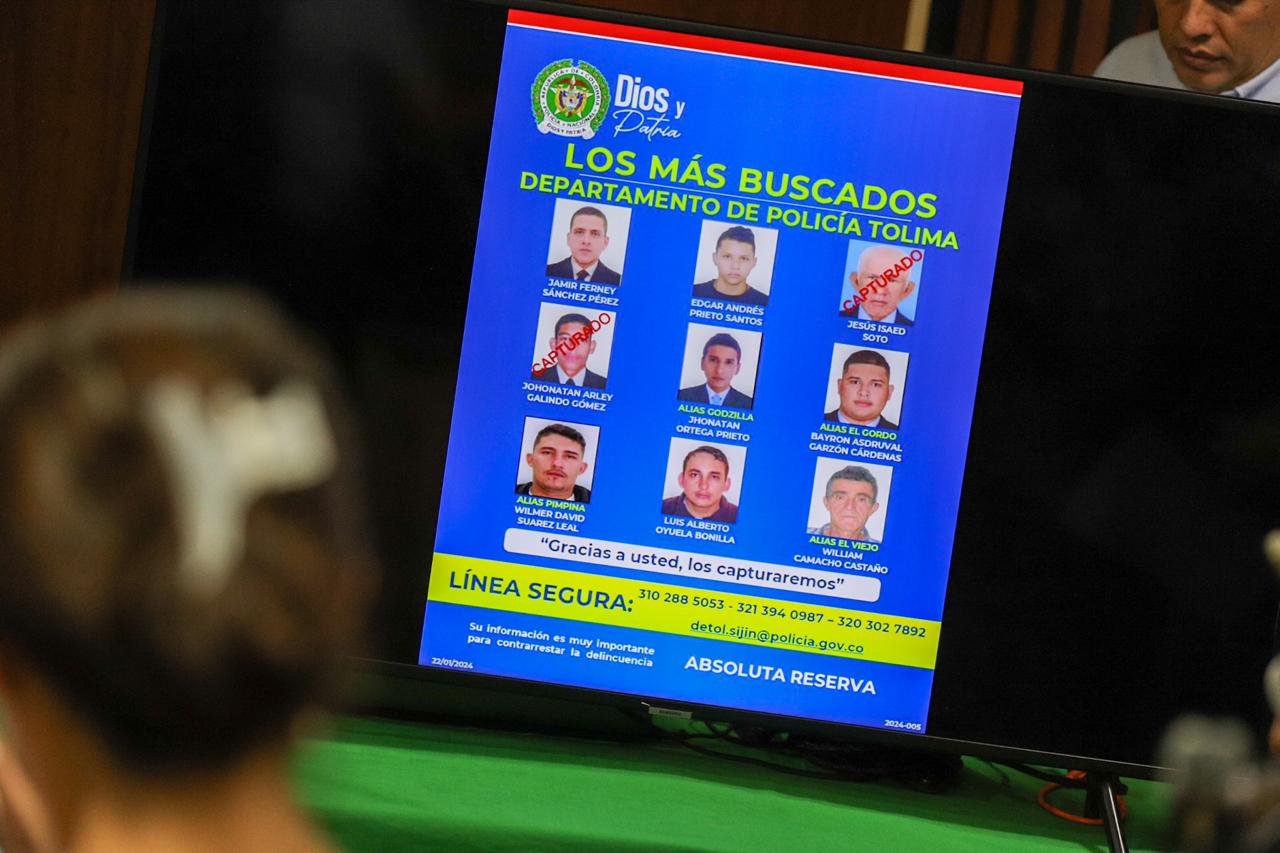 Cartel Los Más Buscados del Tolima