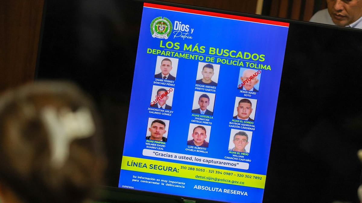 Sigue la publicación de carteles de 'Los Más Buscados' en el Tolima