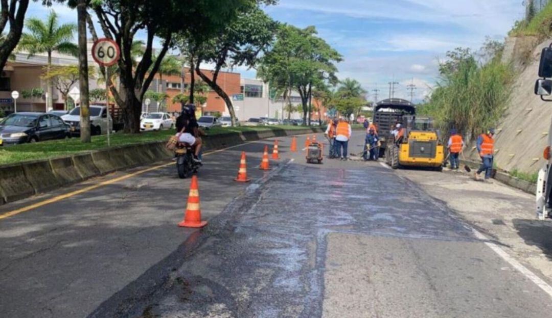 Obras en la avenida 30 de agosto