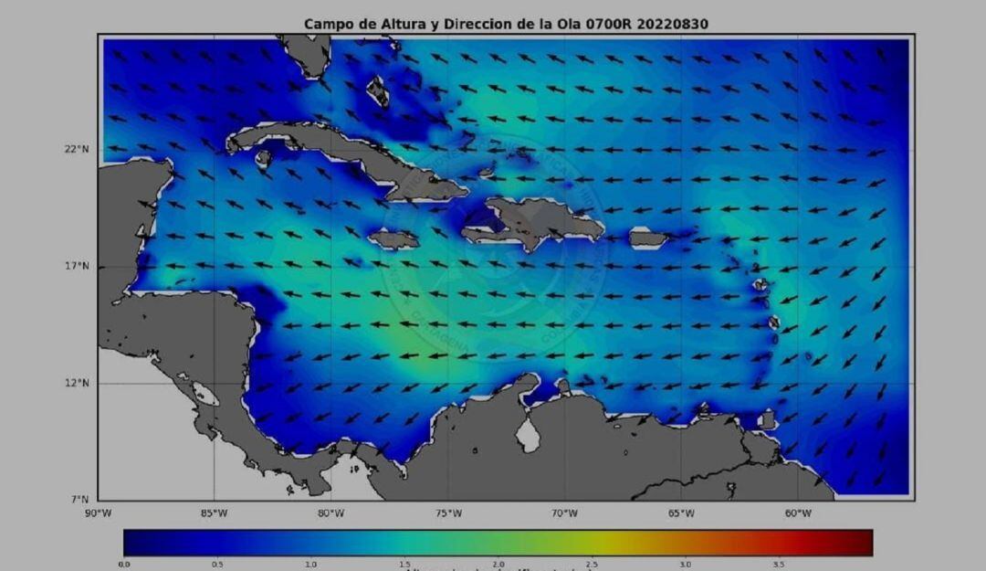 La autoridad marítima señaló que las precipitaciones son producto de la actividad sobre el Litoral Central de Colombia típicas de la temporada