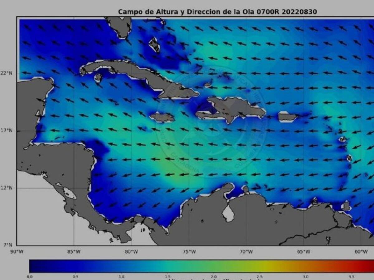 Dimar desmiente que lluvias en Cartagena sean por depresión tropical