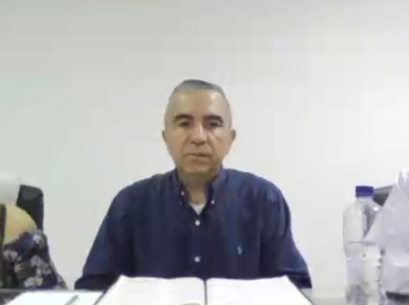 Audiencias preliminares en contra del exalcalde de Dosquebradas (foto: audiencia virtual - Caracol Radio)