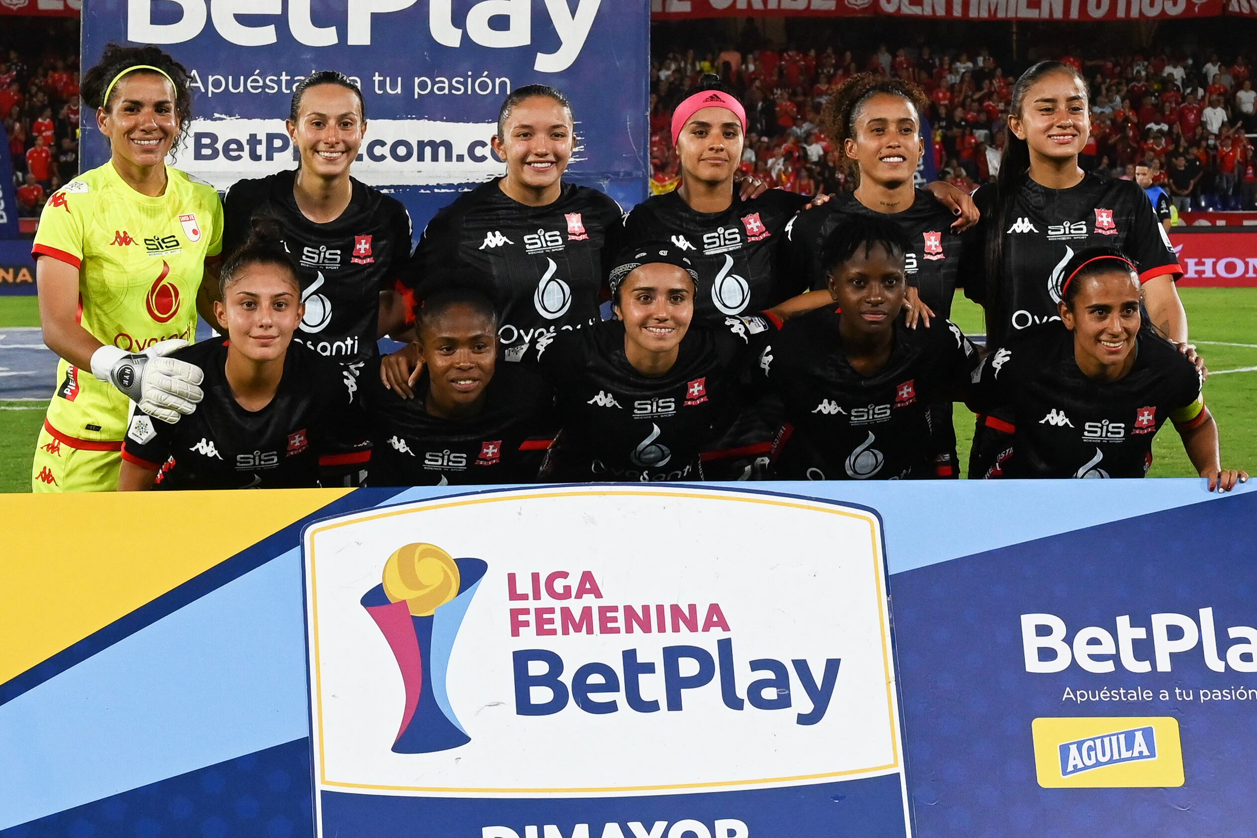 Independiente Santa Fe es campeón de la Liga Femenina 2023. (Photo by JOAQUIN SARMIENTO / AFP) (Photo by JOAQUIN SARMIENTO/AFP via Getty Images)