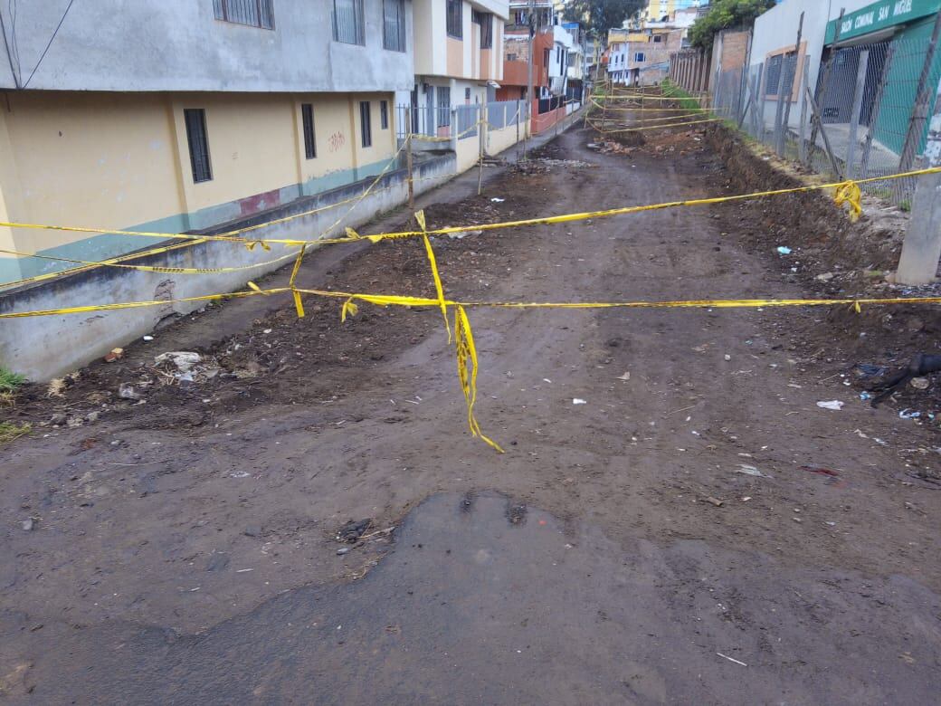 Obra frenada por incumplimiento del contratista en Aranda 3 | Foto: Cortesía
