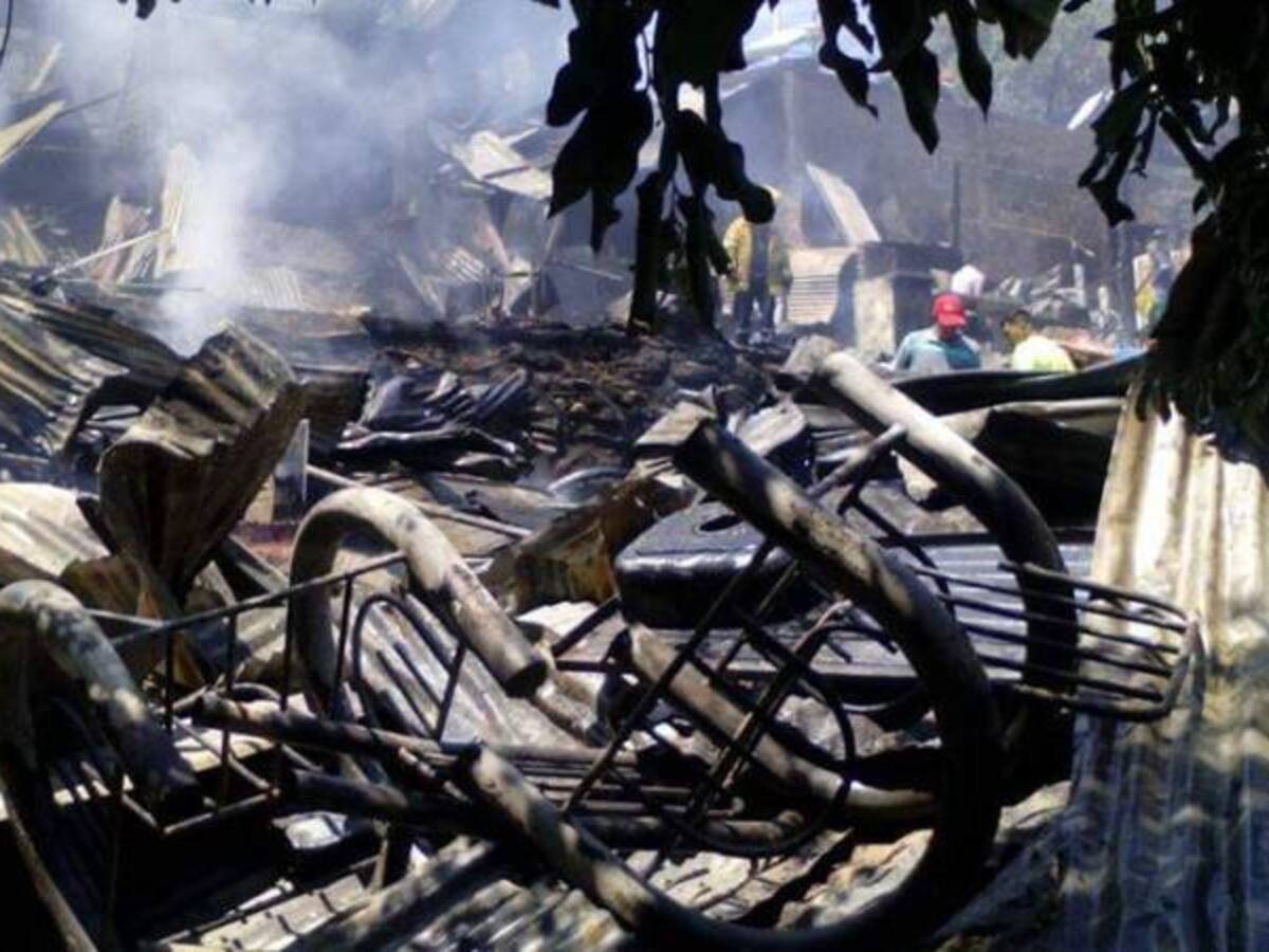 Emergencia en Neiva por incendio estructural