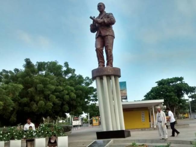 Monumento al Joe Arroyo, calle 72 carrera 46 norte de Barranquilla