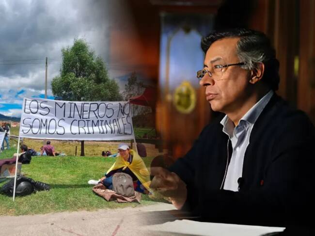 Fin del paro minero en Boyacá: Presidente Petro anuncia acuerdo de transición energética // Caracol Radio