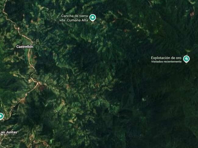 Denuncian posible explotación minera en zona militar de Hacarí, Norte de Santander. / Foto: Personería.