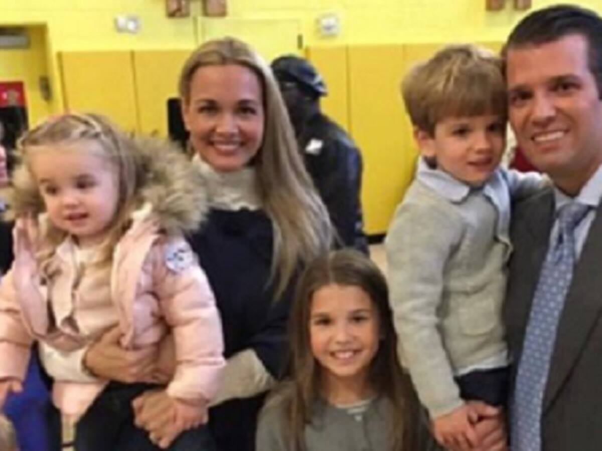 Trasladan a hospital a esposa de un hijo de Trump tras abrir sobre sospecho