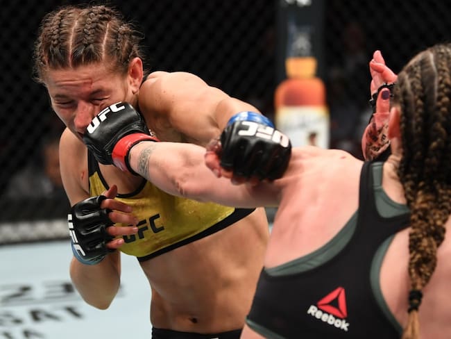 La peleadora colombiana Sabina Mazo debutó en UFC