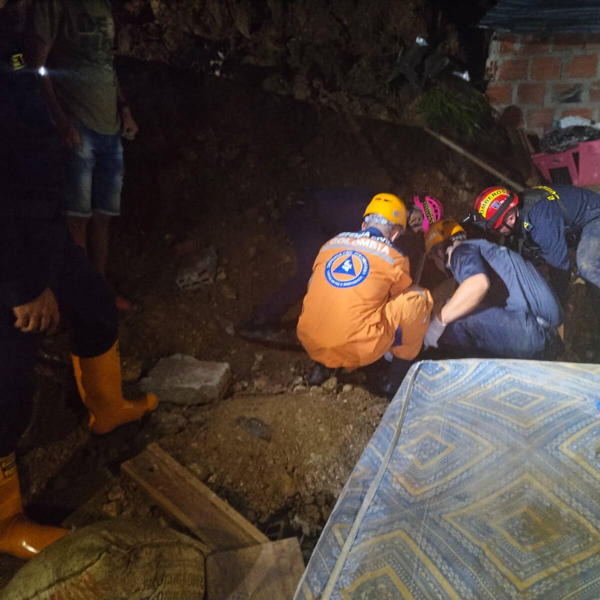 Lluvias en Ocaña dejan un muerto, seis heridos y obligan a evacuar siete viviendas